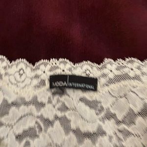 Lace long sleeve top